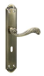 Cobra dveřní kování FLORENCE (bronz) Barva: OFS (česaný bronz), Rozte: 72mm, Varianta: WC (koupelna, WC)