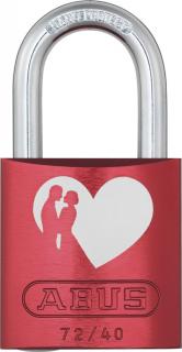 ABUS Visací zámek 72/40 Love Lock Love Lock Design: 1.