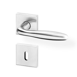 ACT dveřní kování CINA R HR SlideBloc light PK (nerez) Provedení: WC - klika/klika s otvorem pro WC, koupelna