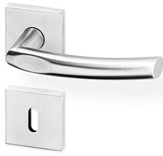 ACT dveřní kování Ilsa R HR SlideBloc light PK (nerez) Provedení: WC - klika/klika s otvorem pro WC, koupelna