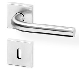 ACT dveřní kování LIDA R HR PullBloc black PK (nerez) Provedení: BB - klika/klika s otvorem pro pokojový klíč