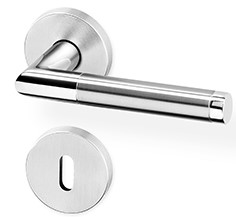 ACT dveřní kování LUKA R SlideBloc light PK (nerez) Provedení: BB - klika/klika s otvorem pro pokojový klíč