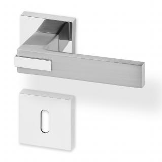 ACT dveřní kování NAPA R HR PK (chrom/matný nikl) Provedení: WC - klika/klika s otvorem pro WC, koupelna