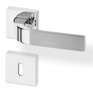 ACT dveřní kování SIENNA R HR PK (chrom/matný nikl) Provedení: WC - klika/klika s otvorem pro WC, koupelna