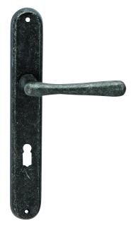 Cobra dveřní kování Elegant (rustikal) Provedení: BB - klika/klika s otvorem pro pokojový klíč, Rozteč: 72 mm