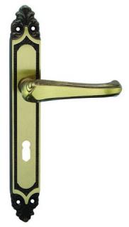 Cobra dveřní kování IKARUS Provedení: BB - klika/klika s otvorem pro pokojový klíč, Rozteč: 72 mm
