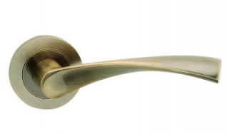 Cobra Kování Giussy-R (bronz česaný) Provedení: WC - klika/klika s otvorem pro WC, koupelna