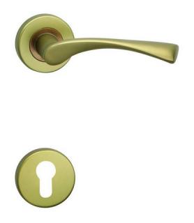 Cobra Kování Giussy-R (hliník) Povrch (elox): Nerezový (F9), Provedení: BB - klika/klika s otvorem pro pokojový klíč