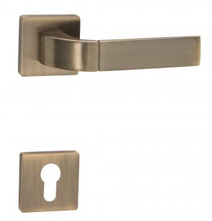Cobra Kování Vera-S (bronz česaný) Provedení: BB - klika/klika s otvorem pro pokojový klíč