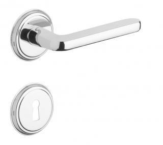 ROSTEX dveřní kování KLASIK/S Povrch: Titan zlato (8000), Provedení: Knoflík PZ (klika/knoflík pro FAB)