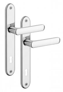 ROSTEX dveřní kování SIESTA Povrch: Nerez chrom (0100), Provedení: BB (dozický klíč), Rozteč: 72 mm
