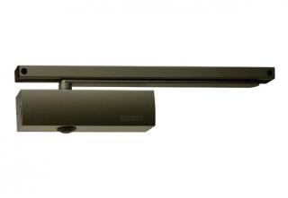 Zavírač dveří s kluznou lištou GEZE TS 3000 V (hnědý) Provedení: s aretační lištou