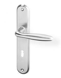 ACT dveřní kování CINA OV ECO (nerez) Provedení: BB (klika/klika, dózický klíč), Rozteč: 72 mm