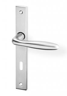 ACT dveřní kování CINA UŠ ECO (nerez) Provedení: BB (klika/klika, dózický klíč), Rozteč: 72 mm