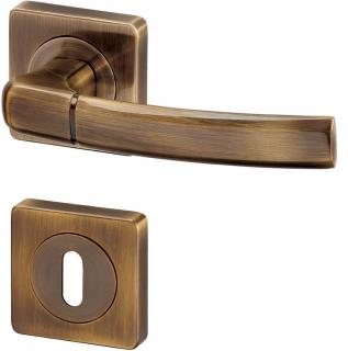 ACT dveřní kování KIEL R HR (bronz) Provedení: BB (klika/klika, dózický klíč)