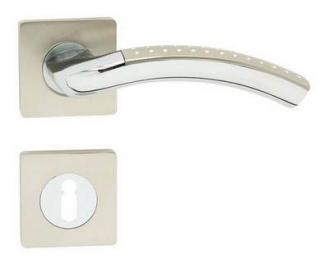 Cobra dveřní kování SHARON S (chrom/ nikl) Provedení: WC (klika/klika, WC zámek)