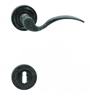 Cobra dveřní kování VENEZIA R rustikal Provedení: BB (klika/klika, dózický klíč)