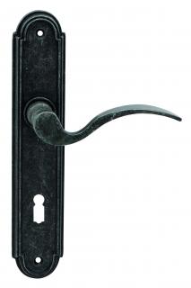 Cobra dveřní kování VENEZIA rustikal Provedení: WC (klika/klika, WC zámek), Rozteč: 72mm