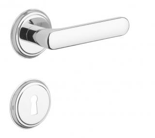 ROSTEX dveřní kování EXCLUSIVE/S Povrch: Nerez chrom (0100), Provedení: BB (pokojový klíč)