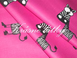 Zebra - 100% bavlna vysoké kvality,š.160cm, zebry z