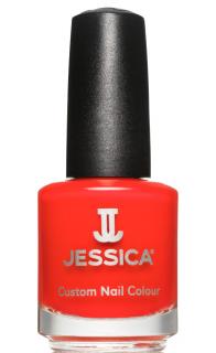 Jessica lak na nehty 225 Confident Coral 15 ml