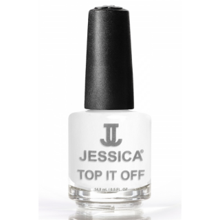 Jessica lak na nehty 694 Top It Off: White Alligator 15 ml