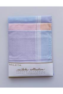 Dámské kapesníky Mileta -  světlý mix pastelové