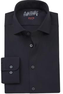 Funkční košile Pure Slim Fit  Functional  černá velikost: 38, délka rukávu: dlouhý rukáv (67 cm)