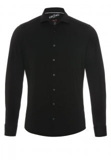 Funkční košile Pure Slim Fit  Functional  s extra prodlouženým rukávem - černá velikost: 36, délka rukávu: extra prodloužený rukáv (72 cm)