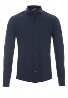 Funkční košile Pure Slim Fit  Functional  s extra prodlouženým rukávem - navy velikost: 36, délka rukávu: extra prodloužený rukáv (72 cm)