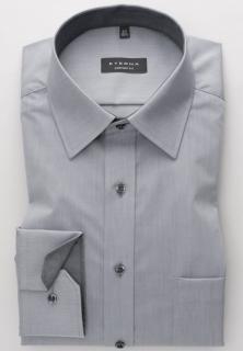 Košile Eterna Comfort Fit  Chambray   šedá 8500E148_32 velikost: 50, délka rukávu: dlouhý rukáv (65 cm)
