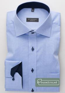 Košile Eterna Comfort Fit  Pinpoint  modrá 8100_12E137_68CM velikost: 40, délka rukávu: dlouhý rukáv (65 cm)