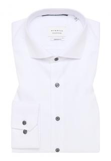 Košile Eterna Modern Fit  Twill  neprůhledná bílá 8819_00X17V velikost: 40, délka rukávu: dlouhý rukáv (65 cm)