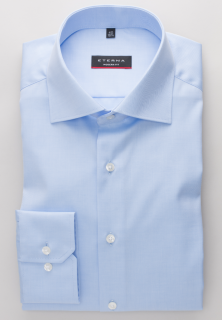 Košile Eterna Modern Fit  Twill  neprůhledná modrá 8817_10X18K_72CM velikost: 48, délka rukávu: dlouhý rukáv (65 cm)