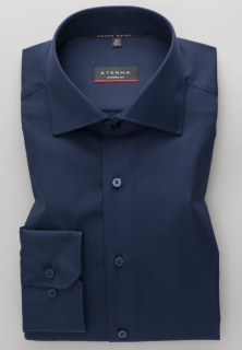 Košile Eterna Modern Fit  Twill  neprůhledná navy 8817_19X18K velikost: 38, délka rukávu: dlouhý rukáv (65 cm)