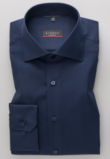 Košile Eterna Modern Fit  Twill  neprůhledná navy 8817_19X18K velikost: 46, délka rukávu: dlouhý rukáv (65 cm)