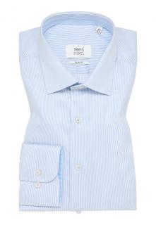 Košile Eterna Slim Fit  Sreifen Twill  pruhovaná světle modrá 8175_12F69K velikost: 38, délka rukávu: dlouhý rukáv (67 cm)