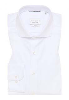 Košile Eterna Slim Fit  Twill  neprůhledná bílá 8817_00F182 velikost: 37, délka rukávu: dlouhý rukáv (67 cm)