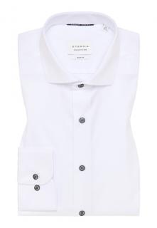 Košile Eterna Slim Fit  Twill  neprůhledná bílá 8819_00F182 velikost: 38, délka rukávu: dlouhý rukáv (67 cm)
