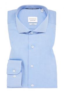 Košile Eterna Slim Fit  Twill  neprůhledná modrá 8817_14F182 velikost: 39, délka rukávu: dlouhý rukáv (67 cm)