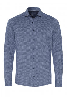 Košile Pure Slim Fit  Functional  modro-šedá D81308_21155_120 velikost: 39, délka rukávu: dlouhý rukáv (67 cm)