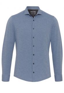 Košile Pure Slim Fit  Functional  modrý vzor D71306_21155_110 velikost: 38, délka rukávu: dlouhý rukáv (67 cm)
