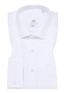 Luxusní košile Eterna Slim Fit  Twill  bílá 8005_00F659 velikost: 38, délka rukávu: dlouhý rukáv (67 cm)