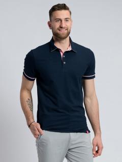 Pánská polokošile CityZen ANTONY navy / candy pink 144ANT Velikost: 3XL