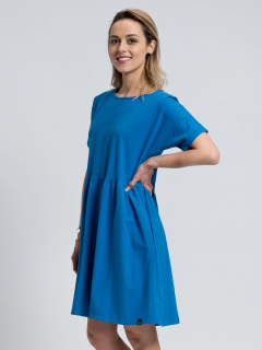 Šaty volného střihu Anna CityZen modré 813EL-SV Velikost: 42/44