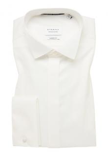 Společenská fraková košile Eterna Slim Fit  Twill  neprůhledná ivory 8817_21F362 velikost: 37, délka rukávu: dlouhý rukáv (67 cm)
