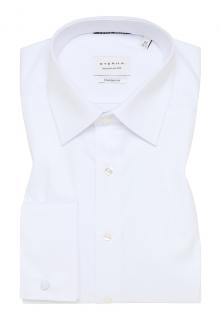 Společenská košile Eterna Comfort Fit  Twill  neprůhledná bílá 8817_00E49E velikost: 40, délka rukávu: dlouhý rukáv (65 cm)