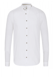 Tradiční košile Tracht Pure Slim Fit - bílá velikost: 35/36, délka rukávu: dlouhý rukáv (67 cm)