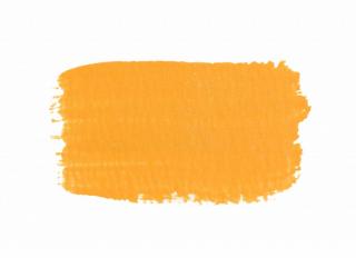 Barva na zeď - francouzský okrová, oranžová, 1 kg (ručně vyráběná barva z přírodní pryskyřice)