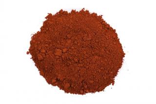 Burgundský okr červený tmavý, jemný (Práškový pigment)